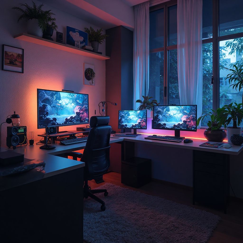 Game development workspace